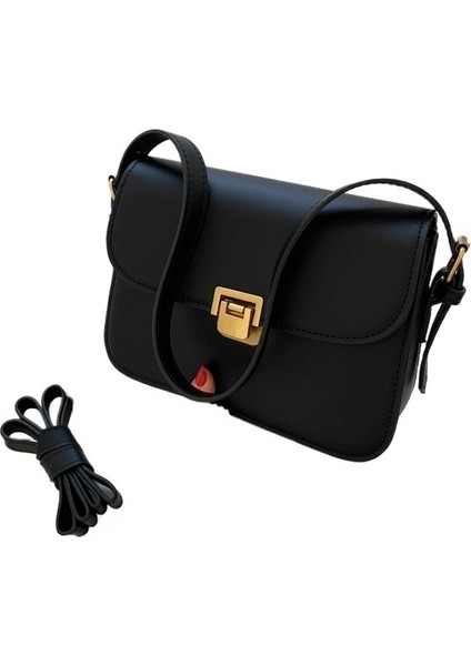 Mizaç Kadın Çantası Crossbody Çanta Retro Omuz Küçük Kare Çanta (Yurt Dışından)