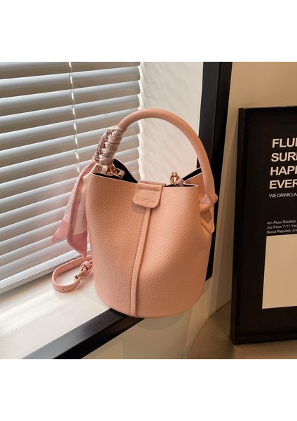 Küçük Çanta Kadın Yumuşak Deri Kova Çanta Çok Yönlü Rahat Omuz Crossbody Çanta (Yurt Dışından) modelleri