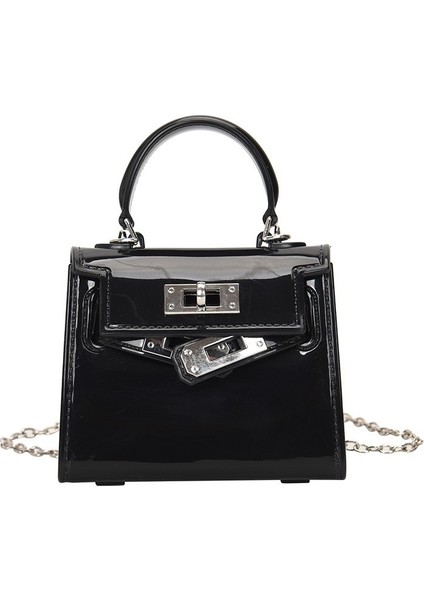 Jöle Çanta Sevimli Mini Ruj Çantası Çok Yönlü Zincirli Omuz Crossbody Küçük Çanta (Yurt Dışından)