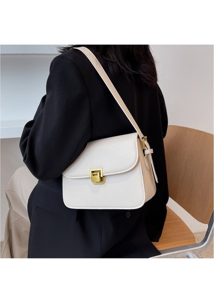 Mizaç Kadın Çantası Crossbody Çanta Retro Omuz Küçük Kare Çanta (Yurt Dışından) indirimleri