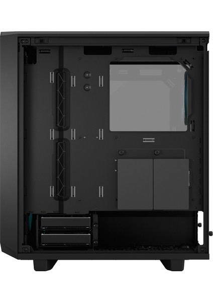 Fractal Design Meshify 2 Compact Lite Temperli Cam Yan Panel 2x USB 3.0 Rgb Siyah Bilgisayar Kasası (FD-C-MEL2C-05)