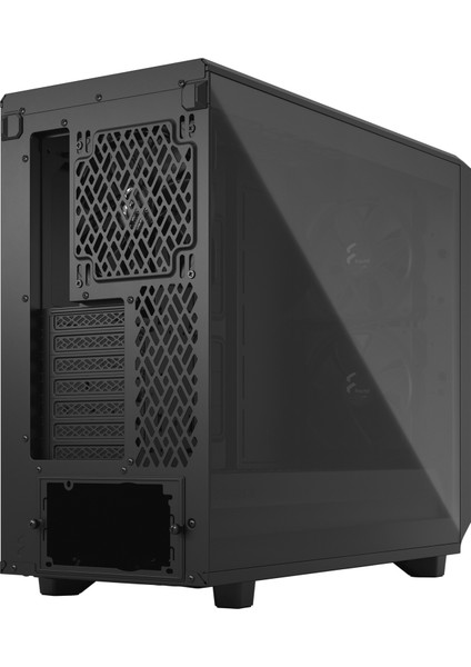 Fractal Design Meshify 2 Lite Temperli Cam Yan Panel 2x USB 3.0 Siyah Bilgisayar Kasası (FD-C-MEL2A-03)