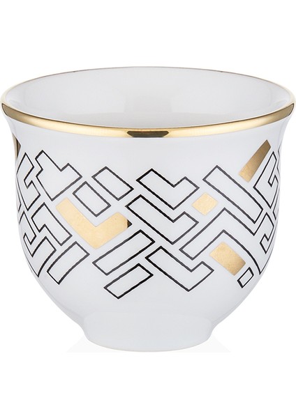 Monochrome 60 ml 6 Parça Porselen Mırra Bardağı 9-01120010