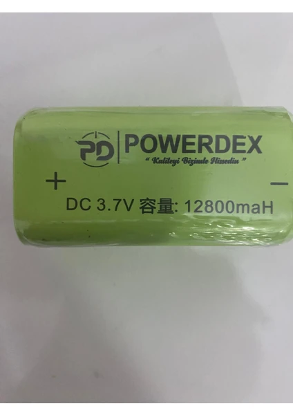 PD-10200 Avcı Feneri için 12800 mAh 3.7V Şarjlı Orijinal Fener Pili