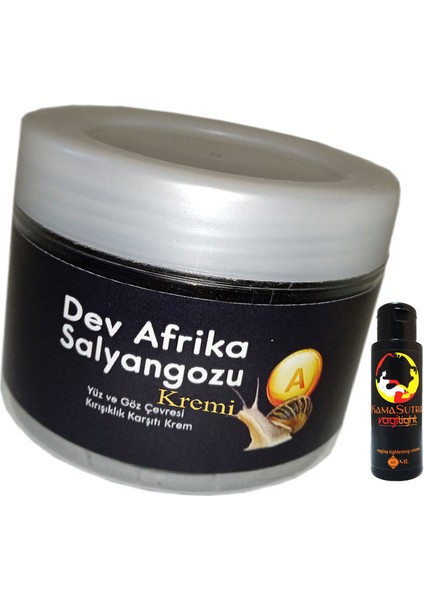 Kasutra:31 Yàşlanma Kàrşıtı Sàlyangoz Kremi 100ML Dev Afrika Salyangozu ve Yanında + Kasutra Kamàsutra Vajìna Şékillendìrici Krem 60 ml