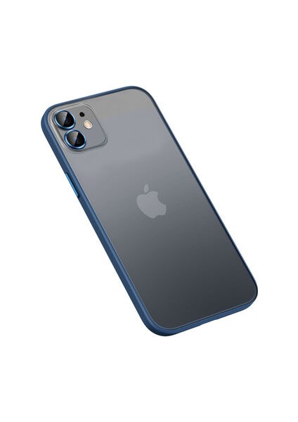 iPhone 12 Kılıf Kamera Koruma Lensli Şık Retro Premium Kapak