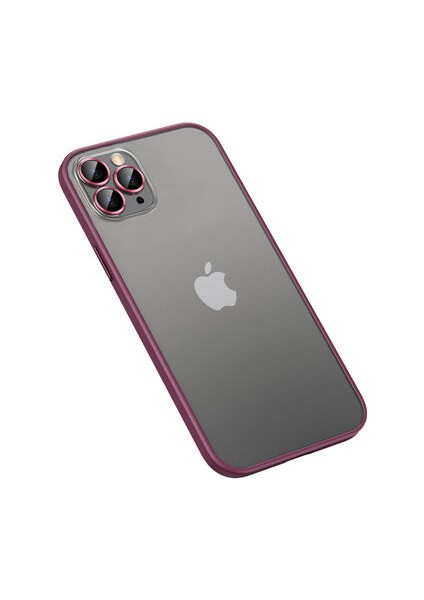 Apple iPhone 13 Pro Kılıf Kamera Koruma Lensli Şık Retro Premium Kapak