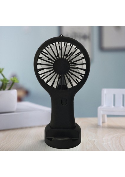 Siyah Taşınabilir Mini El Fan USB Şarj Edilebilir Ofis Yurdu Öğrenci Hediye Için Uzun Dayanıklılık (Yurt Dışından)