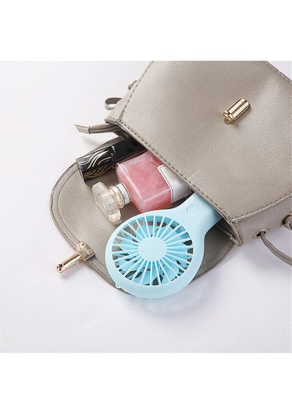 Siyah Taşınabilir Mini El Fan USB Şarj Edilebilir Ofis Yurdu Öğrenci Hediye Için Uzun Dayanıklılık (Yurt Dışından)