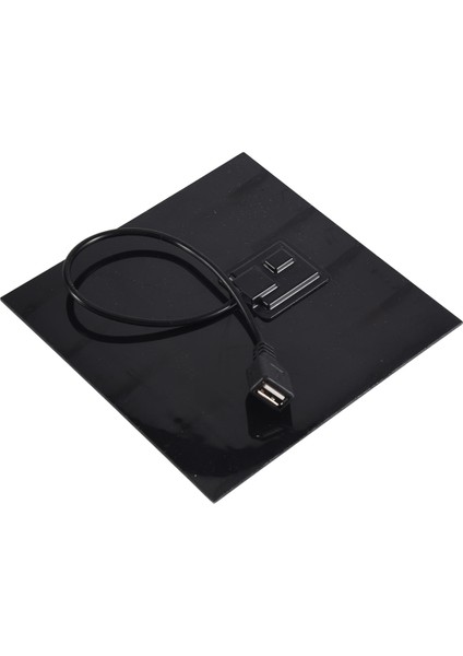 Mini Güneş Paneli ile Çalışan Vantilatör Fanı Ofis Dış Mekan Için Taşınabilir 5W 4 Inç Sera Egzoz (Yurt Dışından)
