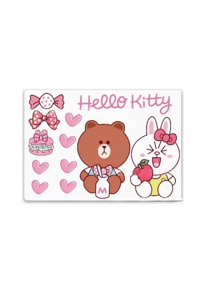 Karikatür Sevimli Hello Kitty Sticker (Yurt Dışından)