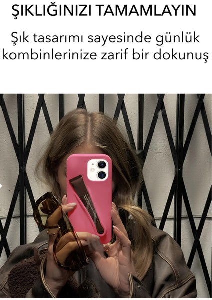 Apple iPhone 12/12 Pro Uyumlu Ruj Bölmeli Silikon Lips Kılıf Kapak