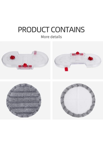 V7 V8 V10 V11 V15 Elektrikli Süpürge Elektrikli Fırça Su Deposu ile Ayrılabilir Bez Paspas Aksesuarları (Yurt Dışından)