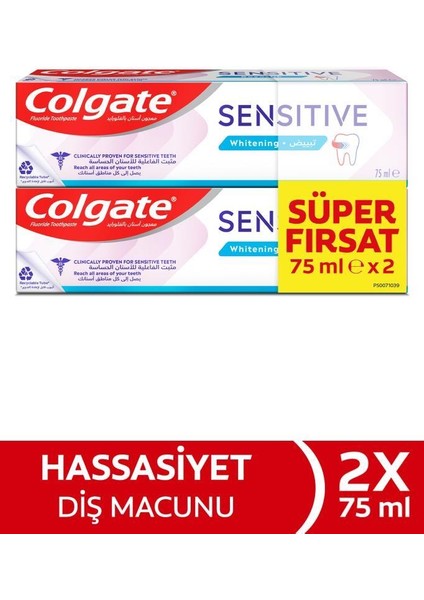 Sensitive Diş Macunu 75 ml x 2 adet