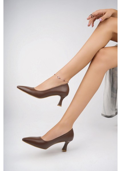 Deri Kadın Deri Topuklu Ayakkabı TRC50-92280