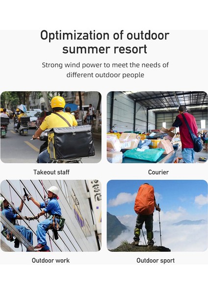 Taşınabilir Bel Fanı Asılı Boyun Mini USB Klima Açık Hava Sporları Soğutma, Turuncu + Siyah (Yurt Dışından) fiyatları