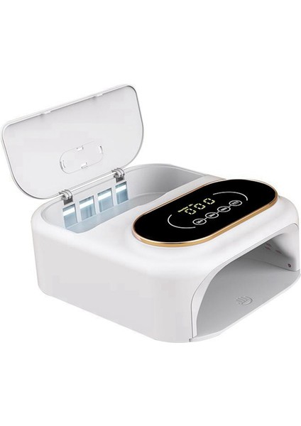 Dezenfekte Edici Tırnak Lambası 148W Yüksek Verimli Sterilizasyon LED Çabuk Kuruyan Tırnak Pişirme Lambası Uv Kür Lambası Abd Plug (Yurt Dışından)