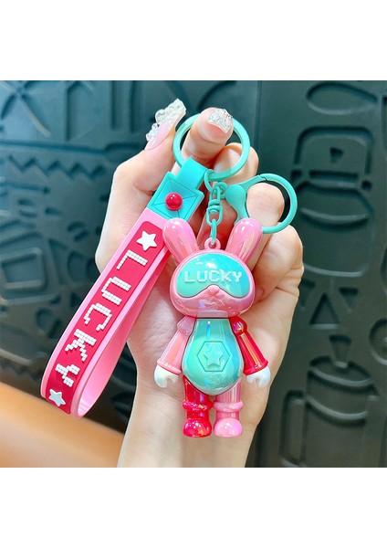 Şanslı Tavşan Anahtarlık Çanta Dekorasyonu Küçük Hediye (Yurt Dışından)