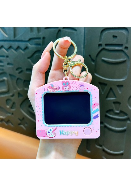 Grafiti Tahtası Çanta Anahtarlığı Dekorasyonu Küçük Hediye (Yurt Dışından)