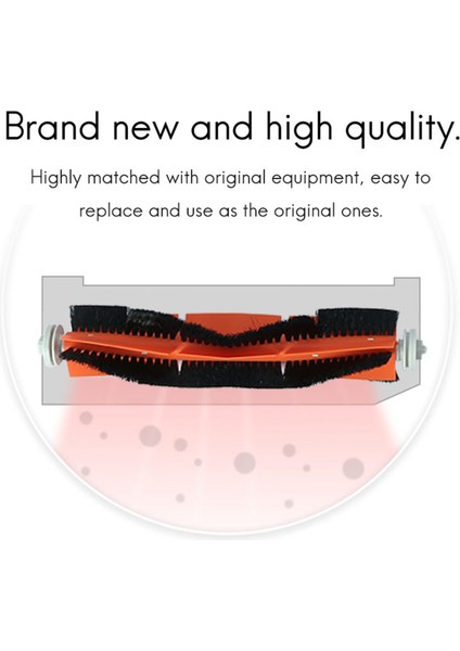 Запасные Части Пылесоса,yedek Hepa Filtre Paspas Paçavra Ana Yan Rulo Fırça Xıaomı Mıjıa 1c STYTJ01ZHM Mi Robotlu Süpürge Yedek Set (Yurt Dışından) modelleri