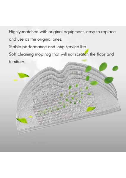 Запасные Части Пылесоса,yedek Hepa Filtre Paspas Paçavra Ana Yan Rulo Fırça Xıaomı Mıjıa 1c STYTJ01ZHM Mi Robotlu Süpürge Yedek Set (Yurt Dışından) indirimleri