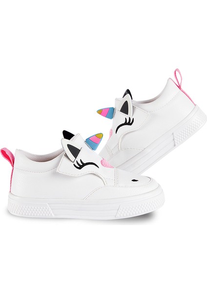 Unicorn Beyaz Kız Çocuk Sneakers Spor Ayakkabı fiyatları