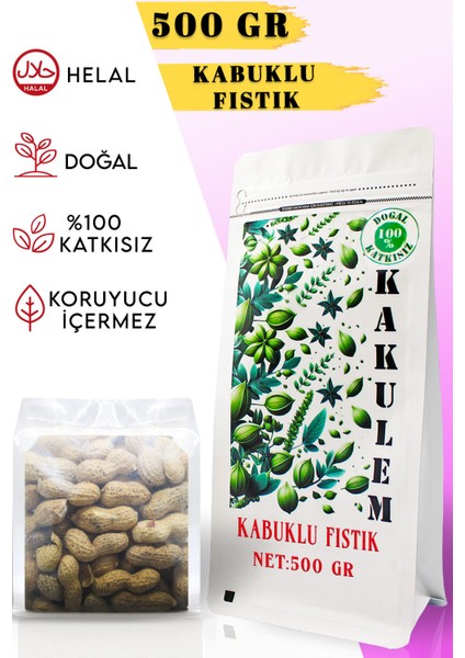 Sertifikalı Kabuklu Yer Fıstığı 500 gr