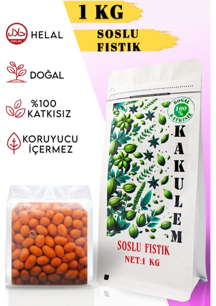 Sertifikalı Çıtır Cips Soslu Fıstık 1 kg