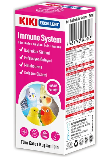 Kıkı Kuş Immune System 25ML