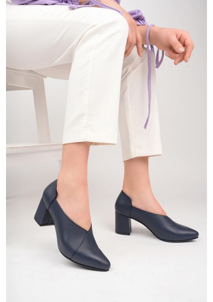Deri Kadın Topuklu Deri Ayakkabı TRC71-0865 modelleri