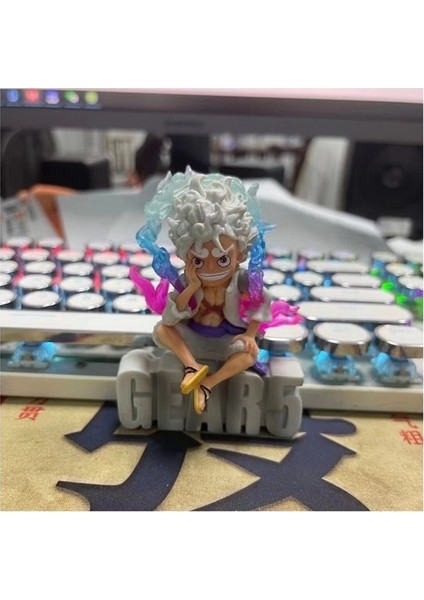 STYLE10CM Mini One Piece Battle Yz Luffy Gear 5 Action Figure Nika Statue Anime Figurine Model Doll Collection Toy Gift Kids (Yurt Dışından)