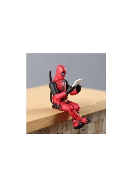 7cm X-Man Deadpool Super Hero Cute Version Figure Model Toys Car Pendant (Yurt Dışından)