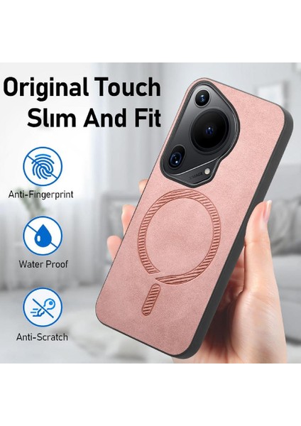 Huawei Pura 70 Ultra Kablosuz Şarj Magsafe Araba Mounts Için Flip Case (Yurt Dışından)