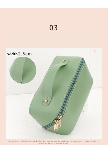 Pu Büyük Kapasiteli Yüksek Dereceli Bayan El Kozmetik Çantası (Yurt Dışından) indirimleri