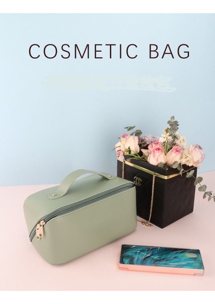Pu Büyük Kapasiteli Yüksek Dereceli Bayan El Kozmetik Çantası (Yurt Dışından) fiyatları