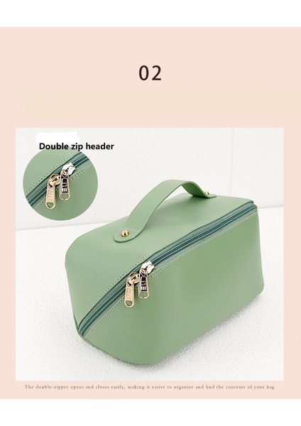 Pu Büyük Kapasiteli Yüksek Dereceli Bayan El Kozmetik Çantası (Yurt Dışından) fırsatları