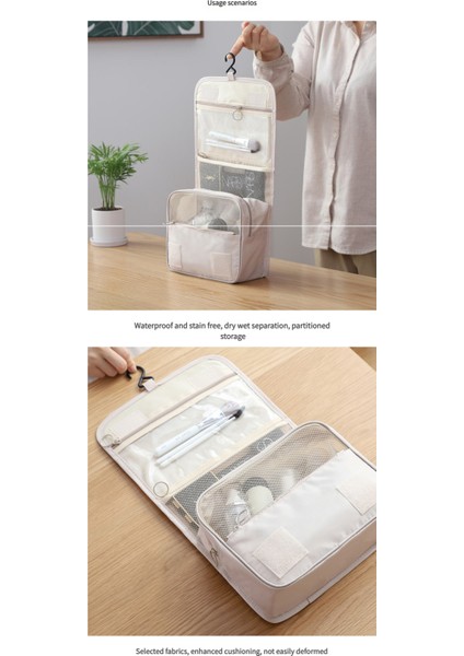 Kanca Tipi Büyük Kapasiteli Basit Makyaj Çantası (Yurt Dışından) fırsatları