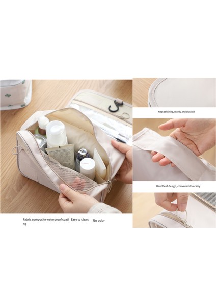 Kanca Tipi Büyük Kapasiteli Basit Makyaj Çantası (Yurt Dışından) indirimleri