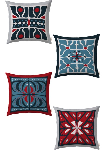 Etnik 4'lü Kırlent Kılıf Ds2