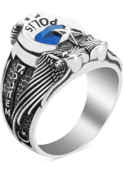 Çift Kartal Başlı 17.dönem Polis Yüzüğü modelleri