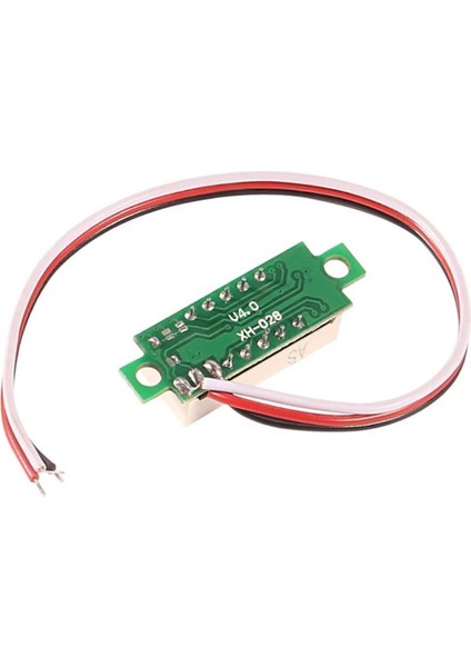 0.28 Inch Dc 0-100V Mini Digital Voltmetre 3 Kablolu Dc Kırmızı