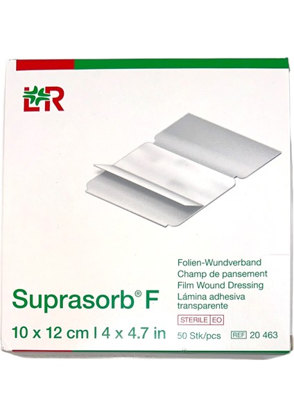 Lohmann Rauscher Suprasorb F Film Örtü 10 x 12 Cm-10 Adet