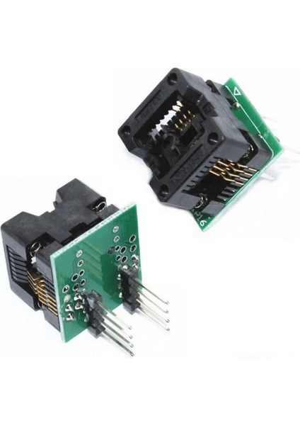 150 Mil ve 200 Mil Smd Soic8 Sop8 So8 To Dip8 Yaylı Soket Adaptör Eeprom Flash Programlayıcı Entegre