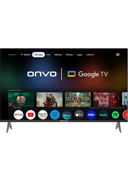 50OVF9000  50" 127 Ekran  Uydu Alıcılı 4K Ultra HD Google Smart QLED TV