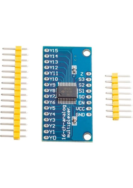 CD74HC4067 16 Kanal Analog / Dijital Çoklayıcı ve Seçici Modül Uyumlu