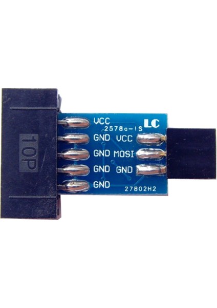 10 Pin To 6 Pin Atmel Programlayıcı Çevirici Kartı Arduino Uno R3 Mega 2560 Avrısp Mkıı Usbasp