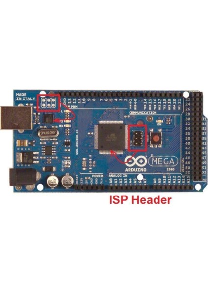 10 Pin To 6 Pin Atmel Programlayıcı Çevirici Kartı Arduino Uno R3 Mega 2560 Avrısp Mkıı Usbasp