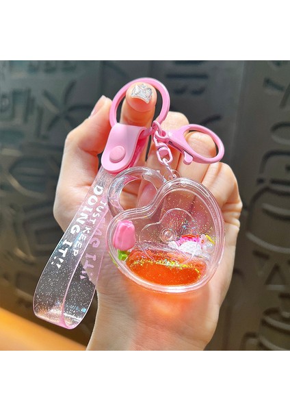 Aşk Kilidi Çanta Anahtarlığı Dekorasyonu Küçük Hediye (Yurt Dışından)