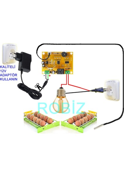 XH-W1411 Dijital Termostat Zamanlayıcı Modül Kuluçka Pet Akvaryum