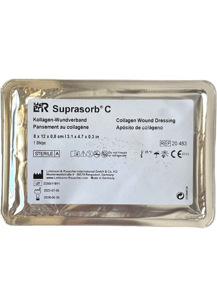 Suprasorb C Collagen yaraa Ört. 8 x 12 x 0,8 cm (1ADET)